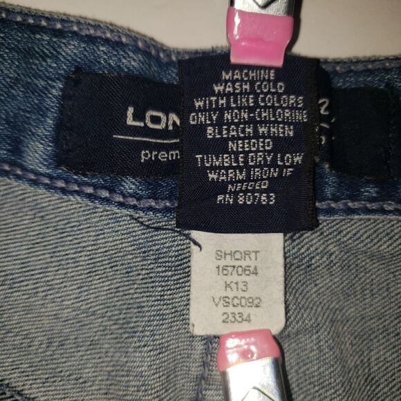 LONDON JEAN Button Fly Medium Wash Straight Leg Denim Jeans Womens Size 14 - Picture 7 of 8